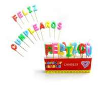 Velas F/cumpleaños