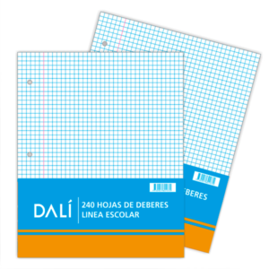 Hojas de Deberes Cuadriculadas x240 hojas DALI