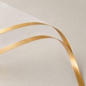 Papel coreano Ibi Craft 56x56cm esmerilado con borde dorado x20