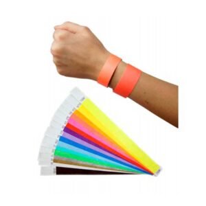 Pulseras imprimibles para eventos x10 unidades