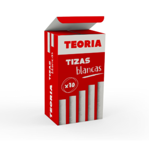 Tizas Blancas Caja x10 Teoria