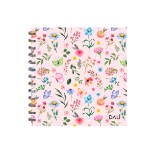 Cuaderno Espiral Cuadrado Mariposas 80 Hojas Dali