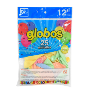 Globo 12" Colores Pastel x25 Dali