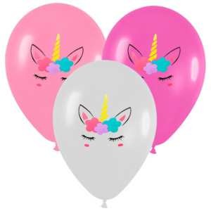 Globo 12" Unicornio x25 Dali
