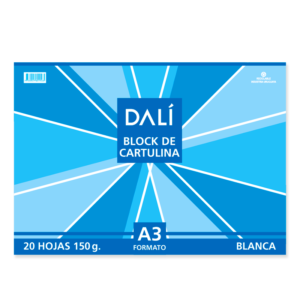 Block A3 Cartulina Blanca x3 Dali