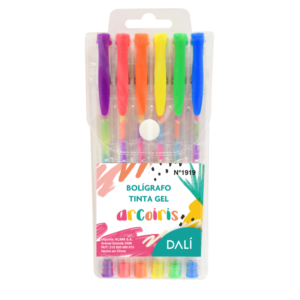 Boligrafo Gel Tinta Arcoiris Dali
