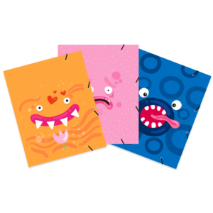 Carpeta Escolar/a5 Monstruitos x3 Dali