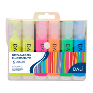 Destacadores Fluo x6 Dali