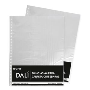 Repuesto A4 para Carpeta Espiral Dali