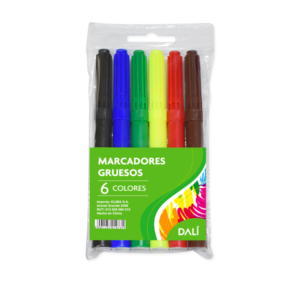 Marcadores Gruesos x6 Dali