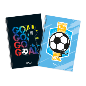 Cuaderno Espiral A5 Futbol 70 Hojas x4 Dali