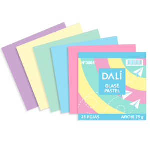 Papel Glase Pastel x24 Dali