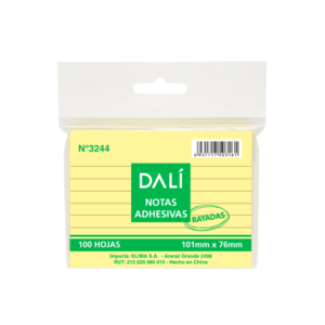 Notas Adhesivas Rayadas 76mm x 101mm Dali