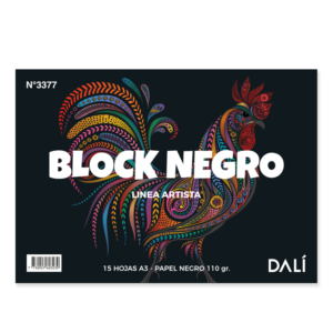 Block A3 Negro x3 Dali