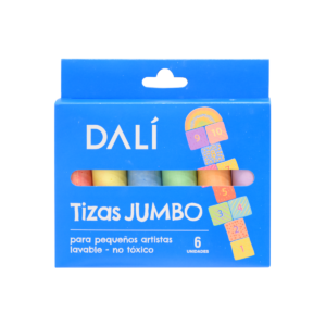 Tizas Jumbo Colores x6 Dali