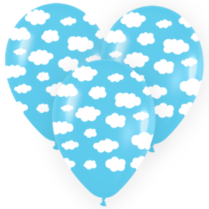 Globo 12" Nubes x25 Dali