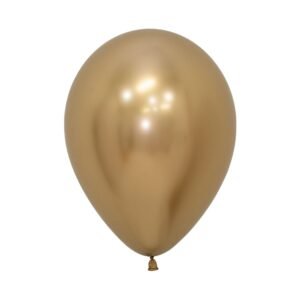 Globo 12" Metalizado Oro x10 Dali
