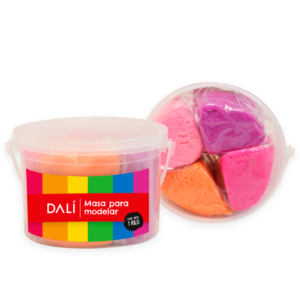 Masa de Modelar 1kg 4 Colores Fashion Dali